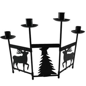 Green Christmas Candelabra Folding